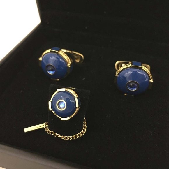 Yves Saint Laurent Gold Tone Cuffs Set /2L1791